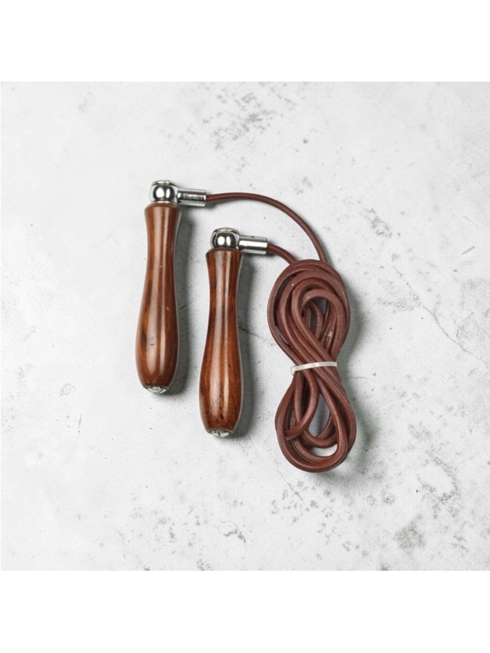 Classic Wooden Handle Jump Rope - Brown